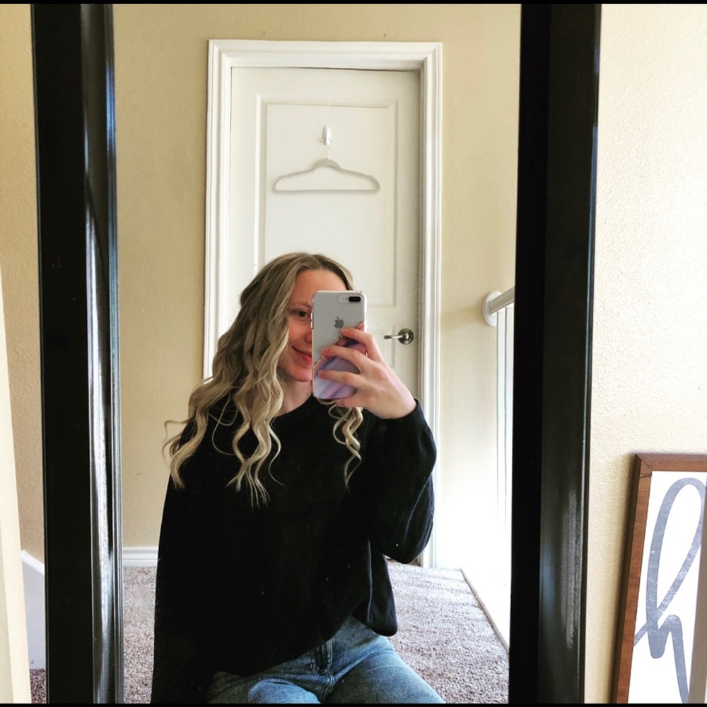 Black Calvin Klein sweater